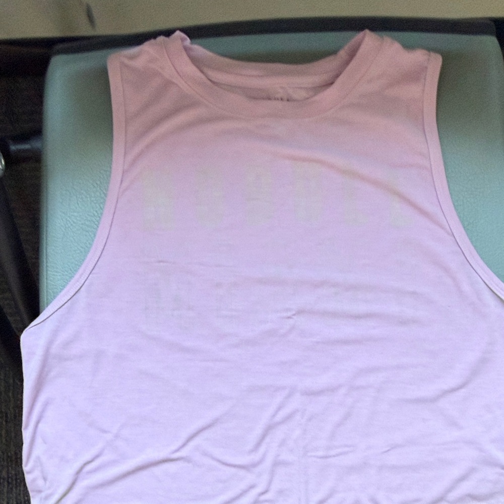 Women's NOBULL Light Pink Sleeveless Tank Top- MIAMI
